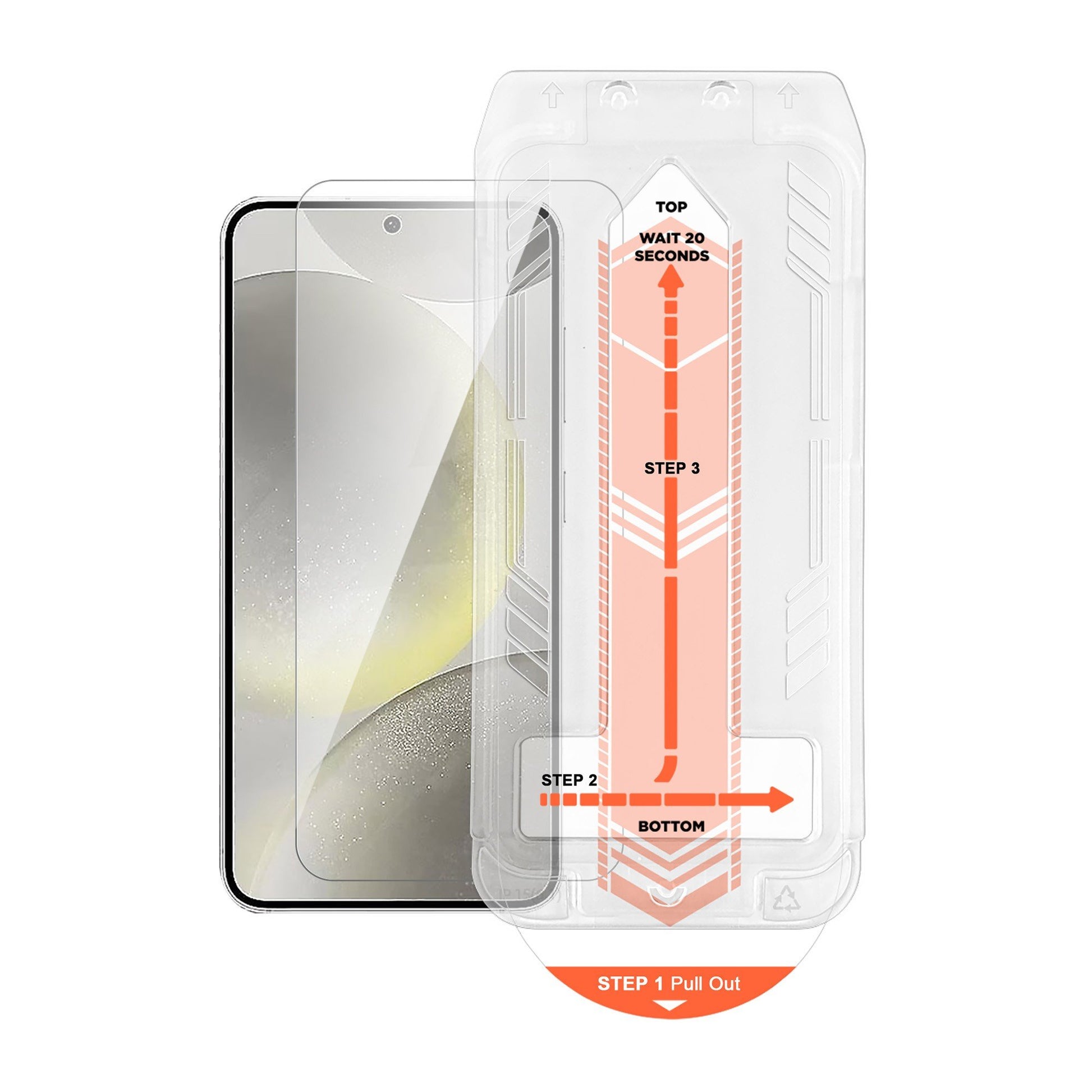 Samsung Galaxy S24 FE/A36 HyperGear Tempered Glass Screen Protector w/Installation Applicator Tray