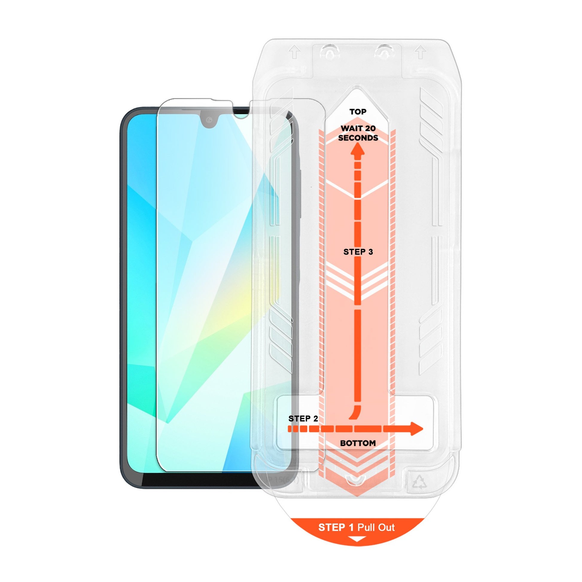 Samsung Galaxy A16 HyperGear Tempered Glass Screen Protector w/Installation Applicator Tray
