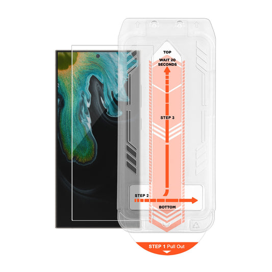 Samsung Galaxy S25 Ultra HyperGear Tempered Glass Screen Protector w/Installation Applicator Tray