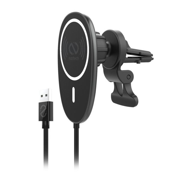 Naztech MagLock Fast Charging Vent Mount w/ Dual Port CLA Car Charger