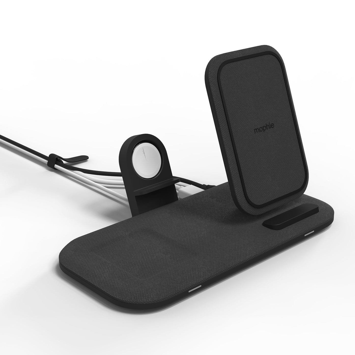 Mophie universal black wireless charge pad w/stand