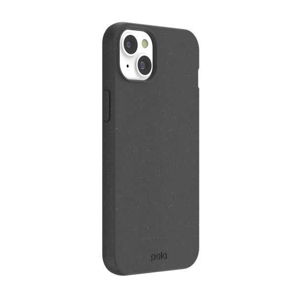 iPhone 15 Plus/14 Plus Pela Compostable Eco-Friendly Classic Case w/MagSafe module - Black