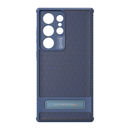 Samsung Galaxy S23 Ultra 5G Gear4 D3O Everest Kickstand Case - Blue