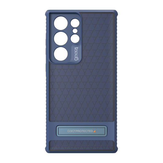 Samsung Galaxy S23 Ultra 5G Gear4 D3O Everest Kickstand Case - Blue