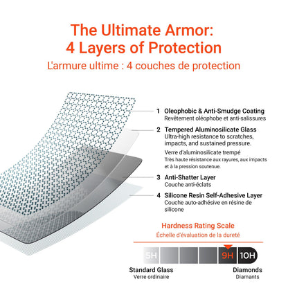 Samsung Galaxy S23 FE HyperGear Tempered Glass Screen Protector w/Installation Applicator Tray