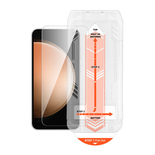 Samsung Galaxy S23 FE HyperGear Tempered Glass Screen Protector w/Installation Applicator Tray