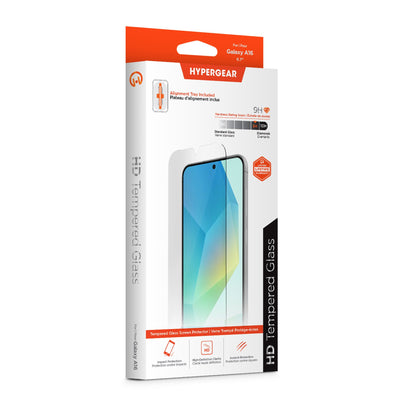 Samsung Galaxy A16 HyperGear Tempered Glass Screen Protector w/Installation Applicator Tray