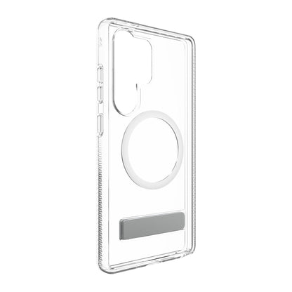 Samsung Galaxy S25 Ultra ZAGG Graphene Crystal Palace Snap Kickstand Case - Clear