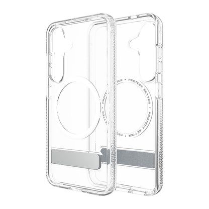 Samsung Galaxy S25 ZAGG Graphene Crystal Palace Snap Kickstand Case - Clear